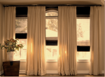 Berkeley pencil pleat curtains