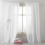 Batiste sheer curtains