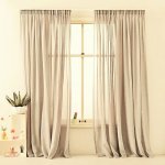 Linen look sheers